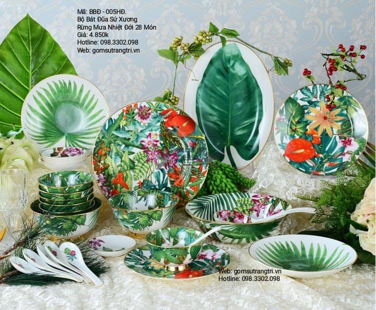 BỘ BÁT ĐŨA SỨ XƯƠNG
